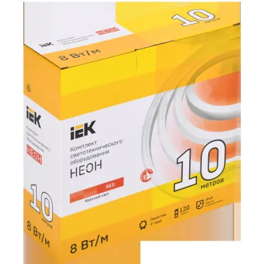 Комплект светодиодной подсветки ''Неон'' (лента LED 10м LSR5-2835R120-8-IP65-220В + драйвер) IEK