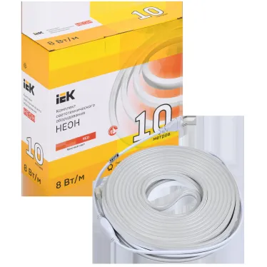 Комплект светодиодной подсветки ''Неон'' (лента LED 10м LSR5-2835R120-8-IP65-220В + драйвер) IEK