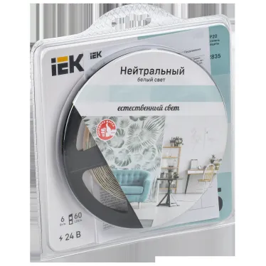 Лента светодиодная 5м LSR-2835NW60-6-IP20-24В IEK