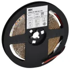 Лента светодиодная 5м SMD2835 168LED/м 14Вт/м IP20 ширина 10мм 24В нейтральный белый IEK