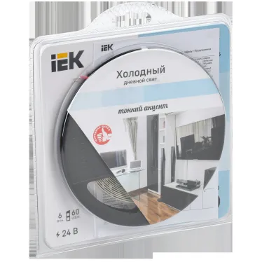 Лента светодиодная 5м LSR-2835W60-6-IP20-24В IEK