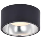 LIGHTING Светильник 4017 накладной потолочный под лампу GX53 черный/хром IEK