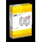 LIGHTING Светильник 4102 встраиваемый под лампу 2хMR16 квадрат пластиковый белый IEK