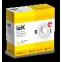 LIGHTING Светильник 4104 встраиваемый под лампу MR16 круг пластиковый белый IEK