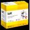 LIGHTING Светильник 4107 встраиваемый поворотный под лампу GU10 белый/хром пластик IEK