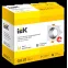 LIGHTING Светильник 4109 встраиваемый поворотный под лампу GU10 белый/хром пластик IEK