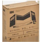 Светильник LED X-образн. 1010 12Вт 4000К 180х180мм чер. IEK