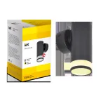 LIGHTING Светильник 4008 накладной настенный под лампу GU10 черный IEK