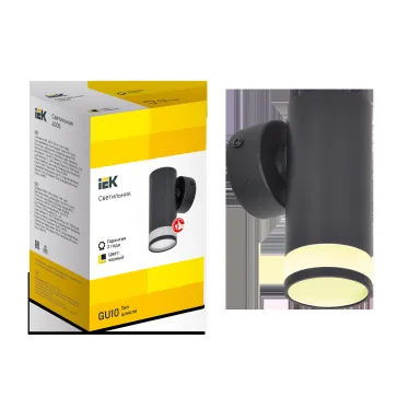 LIGHTING Светильник 4008 накладной настенный под лампу GU10 черный IEK
