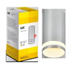 LIGHTING Светильник 4005 накладной потолочный под лампу GU10 хром IEK