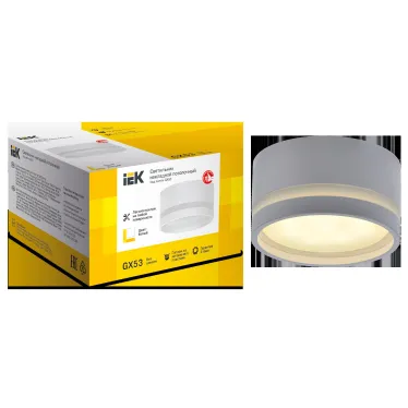LIGHTING Светильник 4032 накладной потолочный под лампу GX53 белый IEK