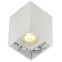 LIGHTING Светильник 4112 накладной потолочный под лампу GU10 белый/хром пластик IEK