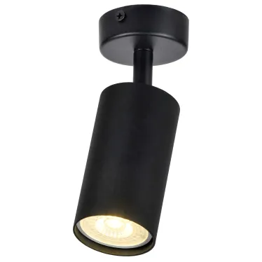 LIGHTING Светильник 4002 накладной настено-потолочный под лампу GU10 черный IEK
