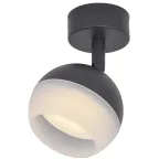 LIGHTING Светильник 4011 накладной настено-потолочный под лампу GX53 черный IEK