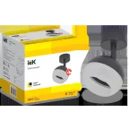 LIGHTING Светильник 4011 накладной настено-потолочный под лампу GX53 черный IEK
