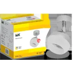 LIGHTING Светильник 4011 накладной настено-потолочный под лампу GX53 хром IEK