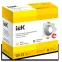 LIGHTING Светильник 4110 встраиваемый поворотный под лампу GU10 белый/хром пластик IEK