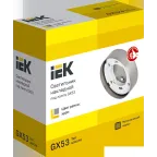 LIGHTING Светильник 4113 накладной под лампу GX53 хром IEK