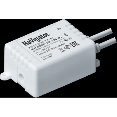 Контроллер для светодиодной ленты LED ND-CMRGB72IR-IP20-12V недиммируемый 72Вт 12В IP20 | 71364 | Navigator
