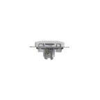 GLOSSA Розетка компьютерная RJ45 категория 5е в рамку белая
