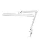                  Лампа настольная бестеневая на струбцине ECO light, 324 SMD LED с диммером, теплый/холодный цвет свечения, белая | 31-0410 | Rexant
               