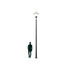 Светильник светодиодный ДКУ APEX LED 40W RW 830 RAL9005 POLE 5M (в комплекте ЗДФ) 40Вт 3000К IP65 | 4732000080 | Световые Технологии