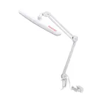                  Настольная бестеневая лампа на струбцине , 117 LED, Blue Stream, 4 уровня яркости, белая | 31-0409 | REXANT
               