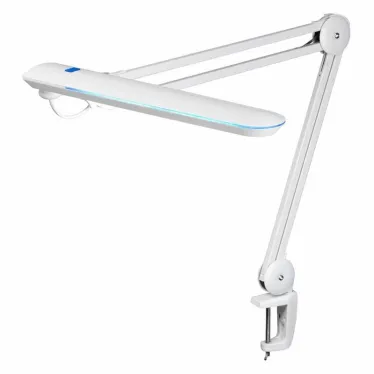 Настольная бестеневая лампа на струбцине , 60 LED, Blue Stream, белая | 31-0407 | REXANT