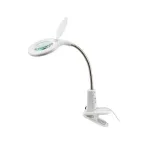                  Лупа настольная 3D+12D с подсветкой 60 LED, прищепка, белая | 31-0244 | REXANT
               