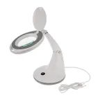                  Лупа настольная 3D+12D с подсветкой 48 LED, белая | 31-0245 | REXANT
               