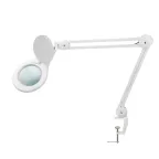                  Лупа на струбцине , круглая, 5D, с подсветкой 90 LED, белая | 31-0403 | REXANT
               