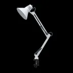                  Светильник настольный под лампу СНС-13Б на струбцине 60Вт E27 БЕЛЫЙ (коробка) | 4690612012728 | IN HOME
               