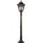 Светильник садово-парковый PL4086 100W 230V E27 230*230*1105MM черное золото (столб 1,14M) | 11492 | FERON