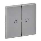 Valena LIFE Алюминий Клавиша 2-ая с подсветкой/индикацией | 755222 | Legrand