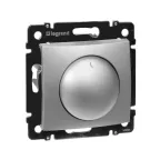                  Valena Алюминий Светорегулятор поворотный 40-400W для ламп накаливания (вкл поворотом) | 770261 | Legrand
               
