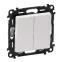 Valena LIFE DIY Белый Выключатель 2-клавишный 10А 250В | 752405 | Legrand