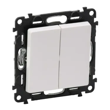 Valena LIFE DIY Белый Выключатель 2-клавишный 10А 250В | 752405 | Legrand