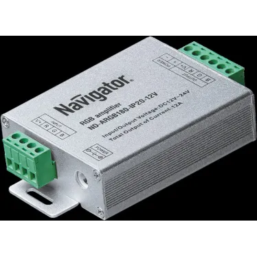 Усилитель сигнала для светодиодной ленты LED ND-ARGB180-IP20-12V 180/360Вт 12/24В IP20 | 71494 | Navigator