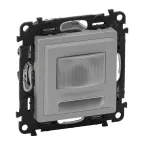                  Valena LIFE Алюминий Указатель световой с датчиком движения 180° (с лицевой панелью) | 752374 | Legrand
               