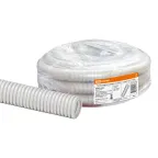                  Труба гибкая гофрированная ПВХ 32мм с протяжкой лёгкая (50м) | SQ0401-0004 | TDM
               