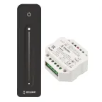                  INTELLIGENT ARLIGHT Диммер SMART-SET-TRIAC-601-72-DIM-PD-IN Black (230V, 1x1.5A, ПДУ LINE, TY, 2.4G) (IARL, IP20 Пластик, 5 лет) | 039331 | Arlight
               