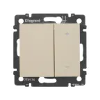 Valena Сл. кость Светорегулятор нажимной 40-400W для л/н, универсальный, многофункциональный | 774162 | Legrand