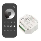                  INTELLIGENT ARLIGHT Диммер SMART-SET-TRIAC-601-72-DIM-PD-IN Black (230V, 1x1.5A, x4, ПДУ 10кн, 2.4G) (IARL, IP20 Пластик, 5 лет) | 036199 | Arlight
               