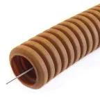                  Труба гофрированная ПВХ легкая 350 Н бук с/з д25 (10 м/уп) | PR01.0041 | Промрукав
               