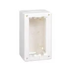                  Simon Connect Блок настенный на 1 S-модуль Сима Классик, накладной монтаж, белый | SC100-9 | Simon
               