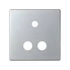 Simon 82 Накладка для коннектора мини-джек + 2RCA, S82 Detail, алюминий | 8201092-093 | Simon
