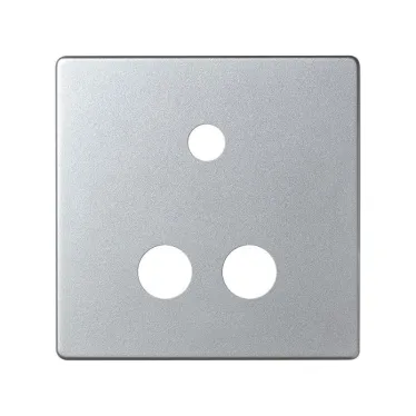 Simon 82 Накладка для коннектора мини-джек + 2RCA, S82 Detail, алюминий | 8201092-093 | Simon