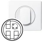 хххххCeliane Белый Накладка розетки тройной RJ45 тел/TV/инф | 068290 | Legrand