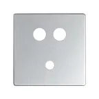 Simon 82 Накладка для коннектора мини-джек + 2RCA, S82, S82N, алюминий | 8201092-033 | Simon