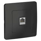 BLANCA скрытой установки розетка компьютерная RJ45, антрацит